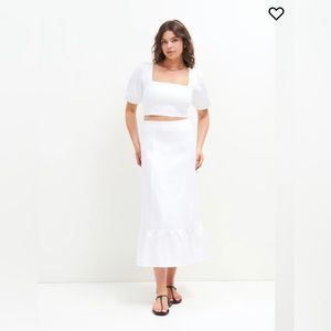 Reformation Yucca Linen Two Piece